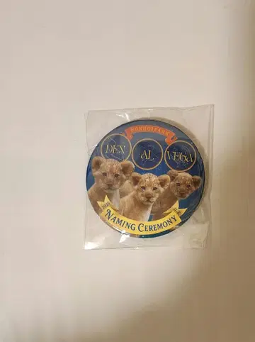 논호이 파크 한정 라이온 아기 캔뱃지