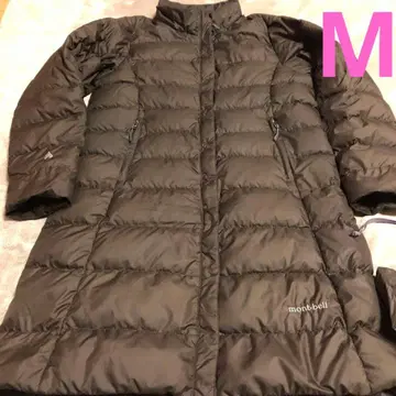 몽벨 트래블 다운 롱 코트 여성용 M 사이즈 브라운