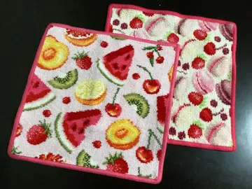 페이러 후르츠포푸리 마카롱 손수건 2장 세트