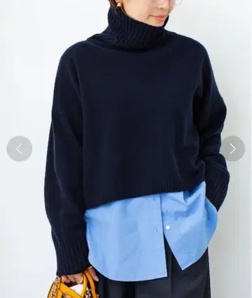 Deuxieme Classe 크롭 터틀넥 풀오버