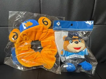 파이터즈 카마스타 카비 봉제 인형 키체인 스크런치 키링