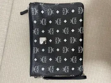 MCM 로고 프린트 클러치백