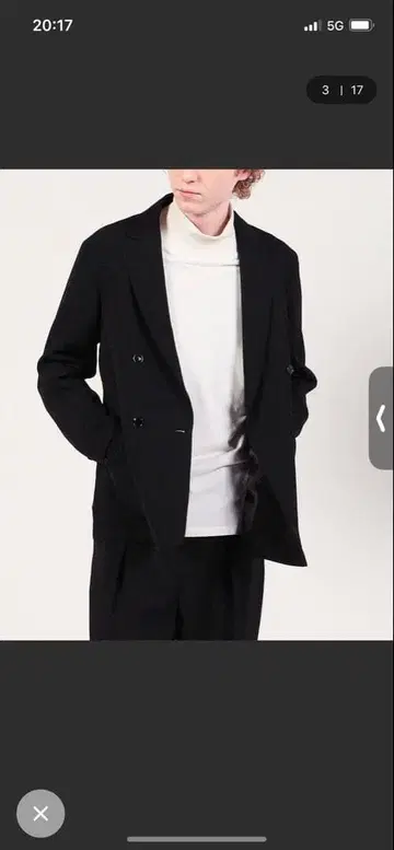 투모로우랜드 클리어 트윌 더블 브레스트 셋업