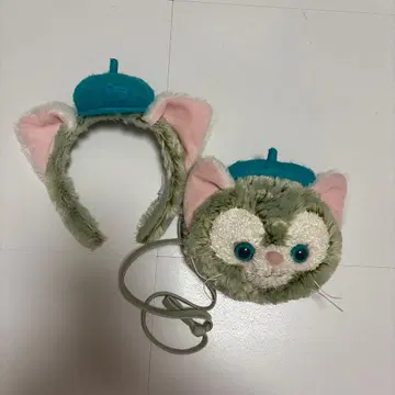 젤라토니 머리띠 봉제 인형 파우치 세트