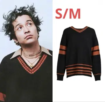 츠네타 다이키 착용 JUN/NAKAYAMA LINE KNIT black