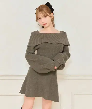 아프레 주르 니트 원피스 미니 아프레 주르