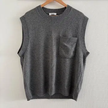 COS 캐시미어 100% 그레이 베스트 M 사이즈