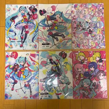 하츠네 미쿠 매지컬 미라이 2018 클리어 파일 세트 A B 3장 세트