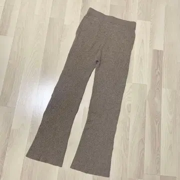 SLOBE IENA 리브 니트 팬츠