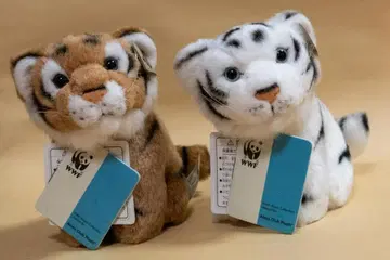 미사용 WWF 타이거 화이트 타이거 Anna Club Plush