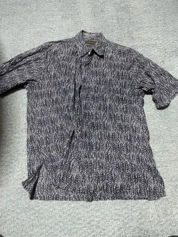 Tori Richard 아로하 셔츠 반팔 S 네이비 계열