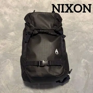 NIXON 블랙 나일론 백팩 랜드락 II 백팩