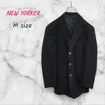 NEWYORKER 테일러드 자켓 울 YA5 ( M 상당 ) 블랙
