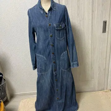 어반 리서치 데님 셔츠 원피스