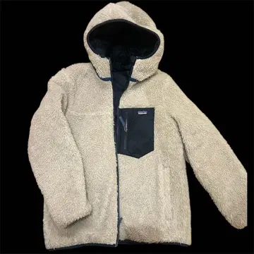 Patagonia 플리스 자켓 XL (어린이용) 베이지/네이비