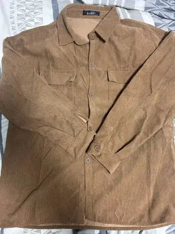 kurir 코듀로이 긴팔 셔츠 브라운