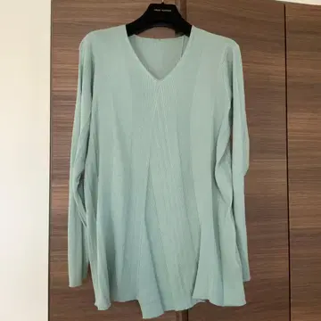 바바구리 면 실크 상의 미착용 새상품