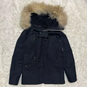 라드 뮤지션 모즈 코트 N3-B 퍼 블랙 사이즈 42