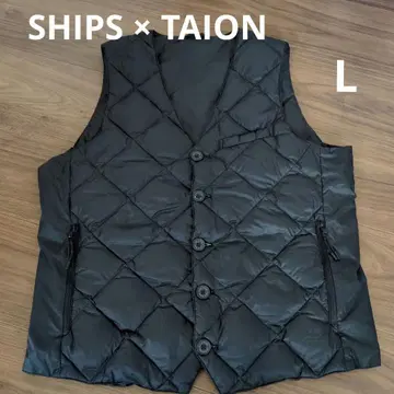 SHIPS TAION 쉽스 타이온 블랙 이너 베스트 L
