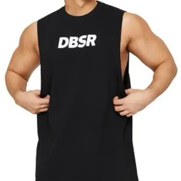 BBSR 근력 운동 탱크탑 미사용 블랙 XL