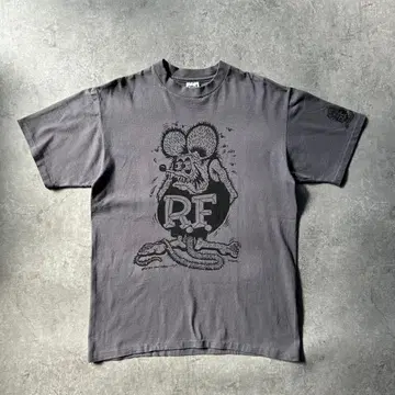 90s Rat Fink 랫핑크 t셔츠 USA제 라이트 그레이 S