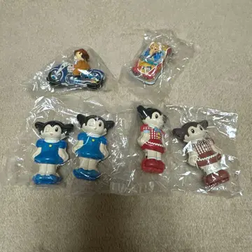 브리키 철완 아톰 6종 세트 메이지 제과 meiji 세피아 브리키 완구