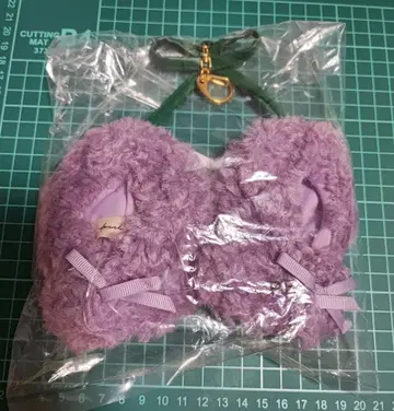 미니 봉제 인형용 판초 퍼플 체리