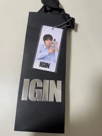 BTS 진 IGIN 보틀 택 & 종이 백