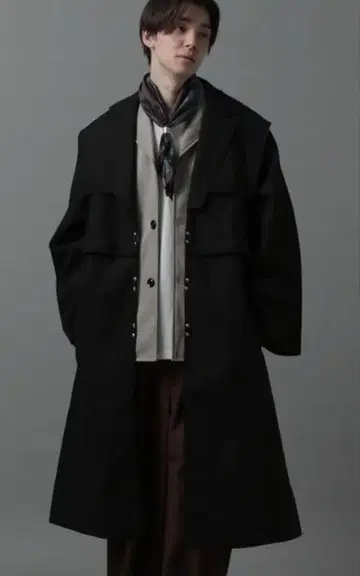 HARE 컷오프 레이어드 코트