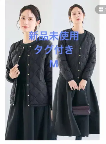 coca 워셔블 골드 버튼 이너 다운 자켓 블랙 M