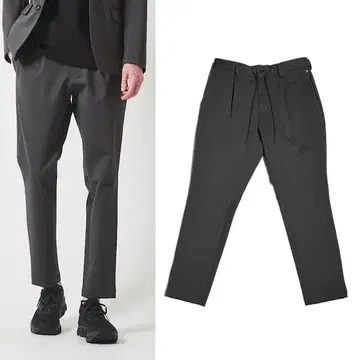 한 번 착용 4.2만 23AW 하시모토 준 이지턱 팬츠 글로스 리치