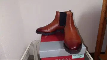 REGAL 사이드 고어 부츠 브라운