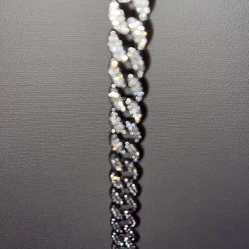 크리스탈 장식 체인 목걸이