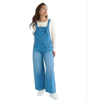 BILLABONG 여성용 OVERALL DENIM 데님 팬츠