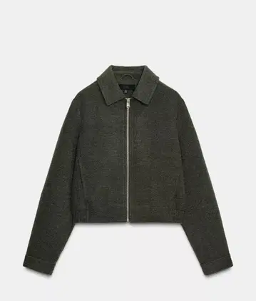 새상품급 ZARA 크롭 자켓 집업 블루종 사이즈 M