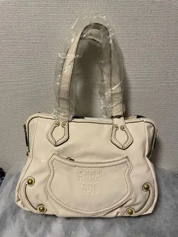 [ 미사용 새상품급 ] ANNA SUI 화이트 토트백