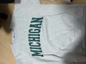 MICHIGAN 프린트 크루넥 트레이닝복