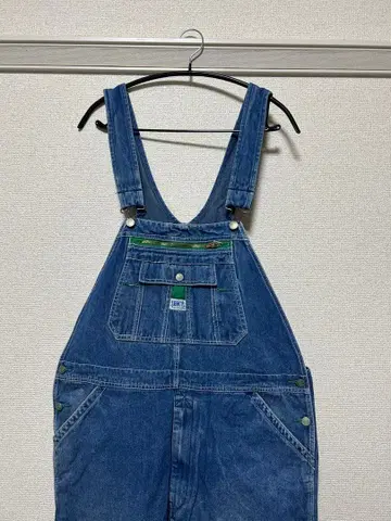 데님 오버롤 V자형 뒷면