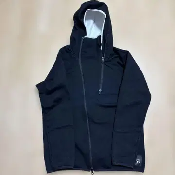 Y-3 풀 집업 후드티 블랙