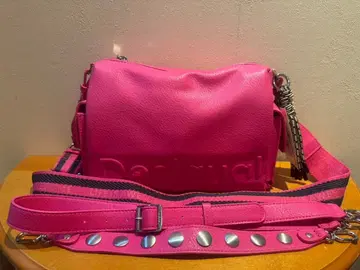 Desigual HALF LOGO HABANA BAG 핑크