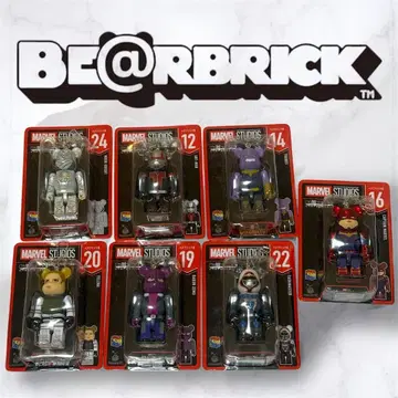 [단독 가능] BE@RBRICK 베어브릭 키링 제일복권 7체 세트