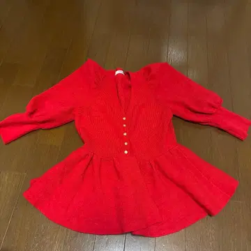 SNIDEL 페플럼 니트