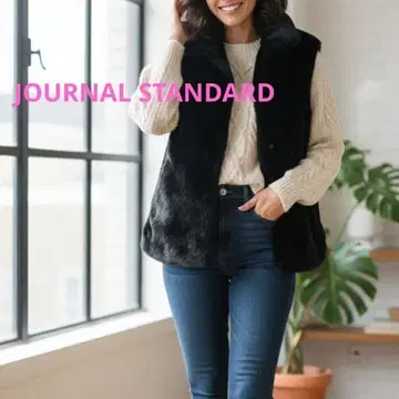 JOURNALSTANDARD [ 새상품급 ] 인조 모피 베스트 고급스러움
