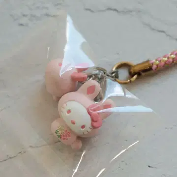 [초레어] 헬로키티 일본풍 패턴 토끼 크레이프 원단 스트랩 네즈키