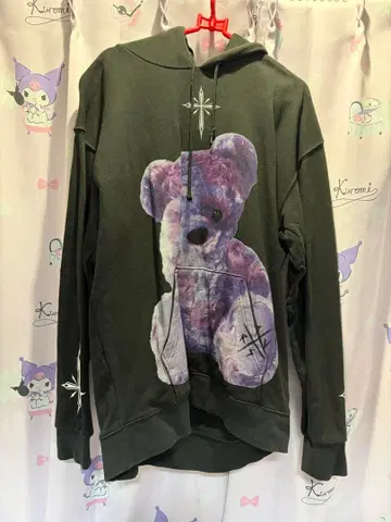 TRAVAS TOKYO 곰 보라색 후드티