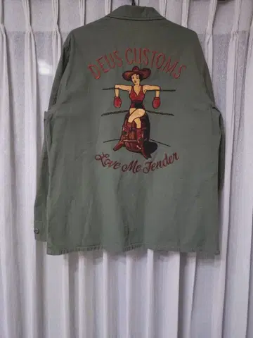 DEUS EX MACHINA 데우스 엑스 마키나 자수 퍼티그 자켓