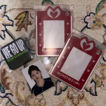 BABY MONSTER W회원 혜택 미니 트레이딩 카드 홀더 캔뱃지