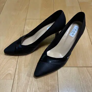 [히미코] 에나멜 콤비 펌프스