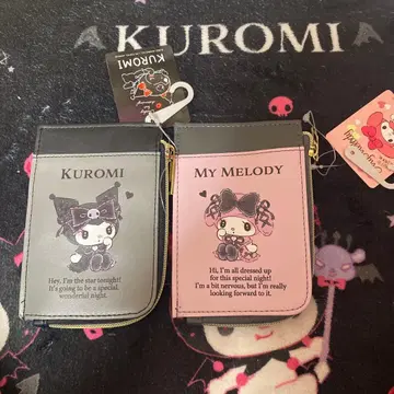 산리오 마이멜로디 쿠로미 한밤중의 멜로쿠로 패스 케이스 카드 케이스