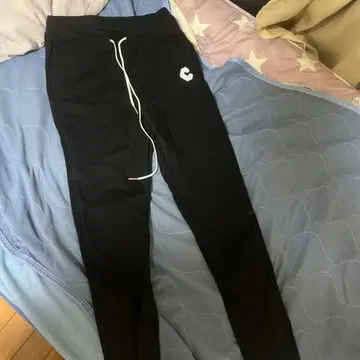 CRONOS 블랙 조거 팬츠